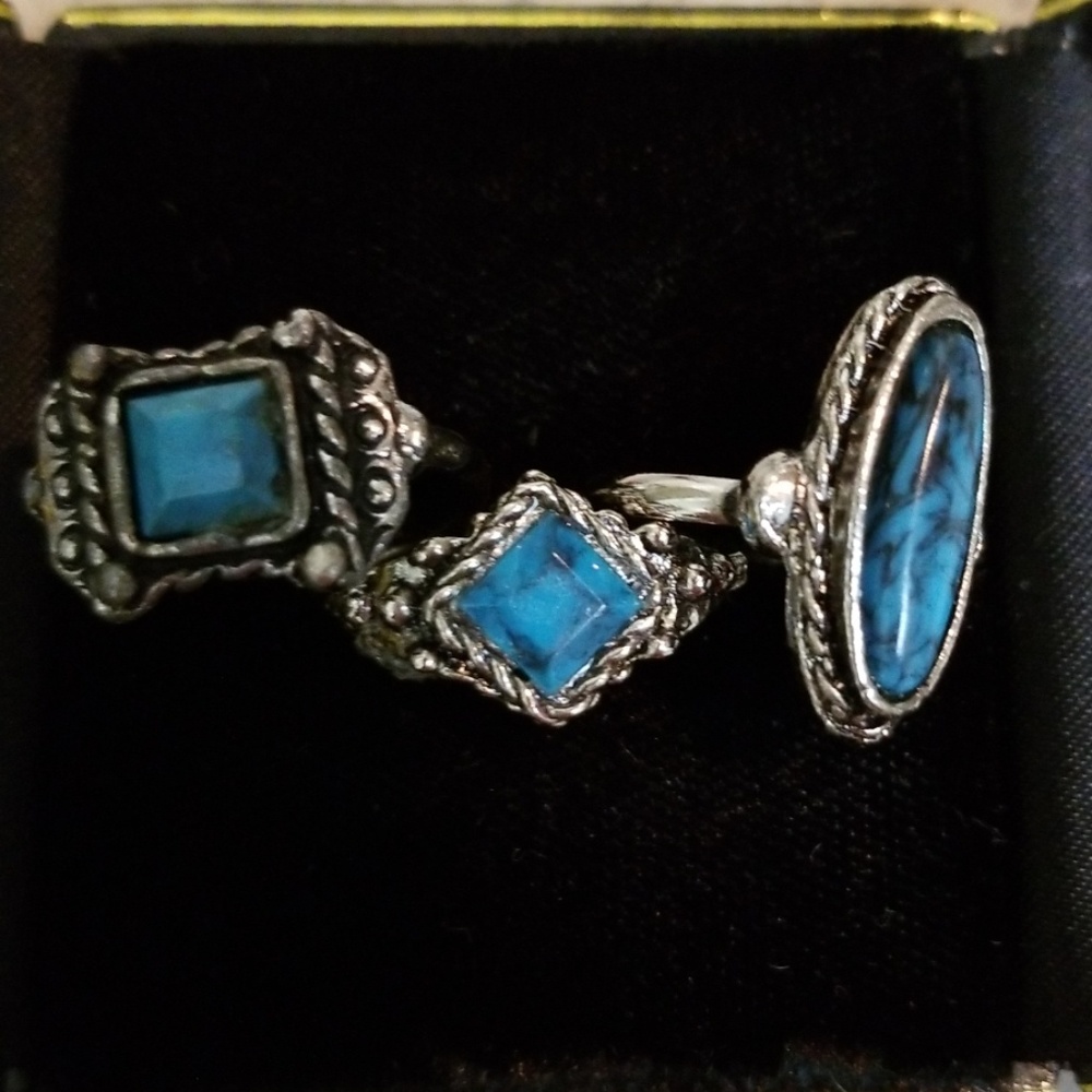 BOHO 3 PC Ring Set